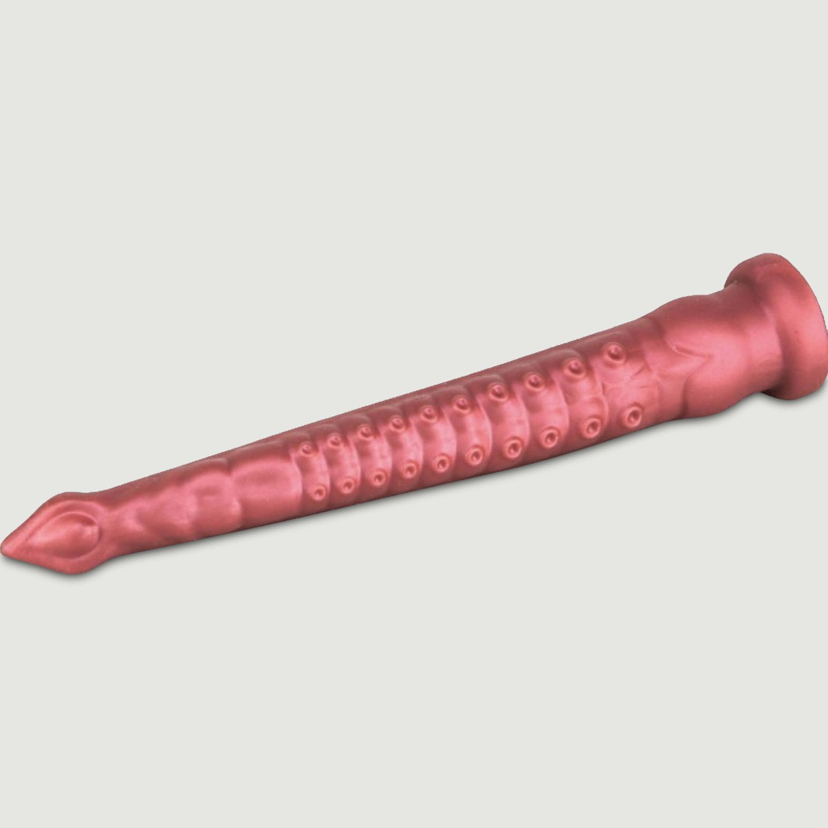 Silicone Octopus Tentacle Dildo with Suction Cup 52 x 7,5 cm - Red by Sexopolis