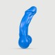 Μεγάλο Ρεαλιστικό Dildo Σιλικόνης Bulder Hog Boll Realistic Dildo With Balls - Μπλε by Sexopolis