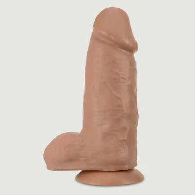 Παχύ Ομοίωμα Πέους με Όρχεις & Βεντούζα Au Naturel Bold Chub 26 cm Fat Realistic Dildo with Balls & Suction Cup - Καφέ