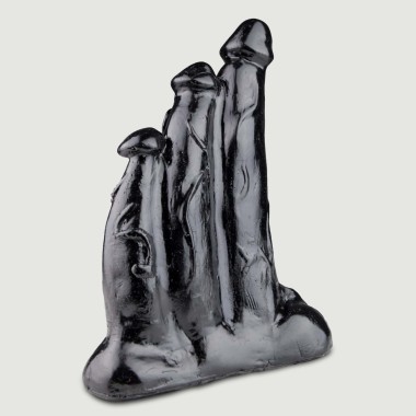 Τεράστιο Τριπλό Ομοίωμα Πέους για Stretching Mission Triplicate Anal Stretching Huge Realistic Dildo