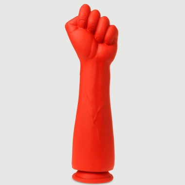 Χέρι Για Fisting Σιλικόνης Με Βεντούζα Fisting Silicone Hand Stretch No.3 30 x 9.8 cm - Κόκκινο