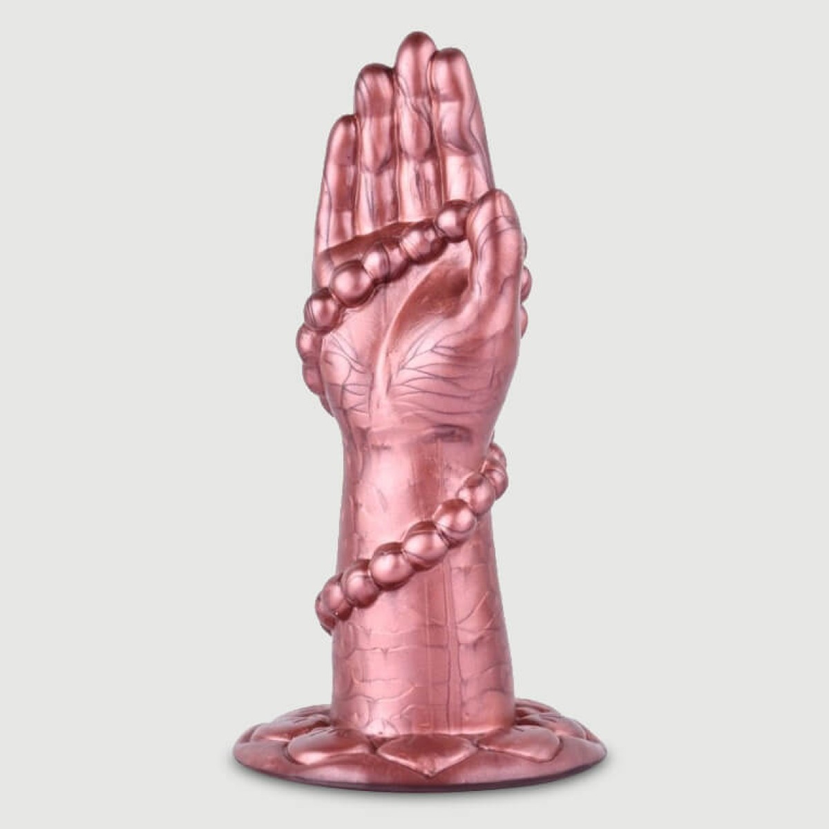 Fisting Silicone Hand With Beads 14 x 4,5 cm - Pink by Sexopolis