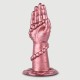 Fisting Silicone Hand With Beads 14 x 4,5 cm - Pink by Sexopolis