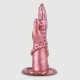 Fisting Silicone Hand With Beads 14 x 4,5 cm - Pink by Sexopolis