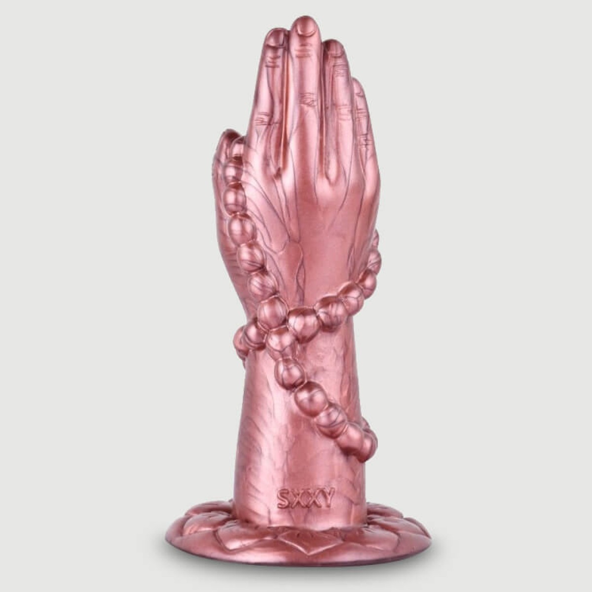 Fisting Silicone Hand With Beads 14 x 4,5 cm - Pink by Sexopolis