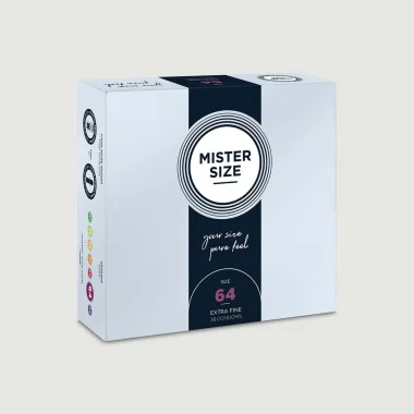 Mister Size Pure Feel Condoms 64 mm - 36 Pieces