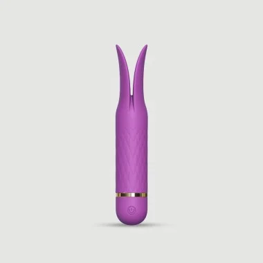 Μίνι Δονητής Σιλικόνης 10 Ταχυτήτων Erika Mini Silicone 10 Function Vibrator - Μωβ