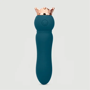 Μίνι Δονητής Σιλικόνης The Crown Silicone Mini Powerful Vibrator - Πράσινος