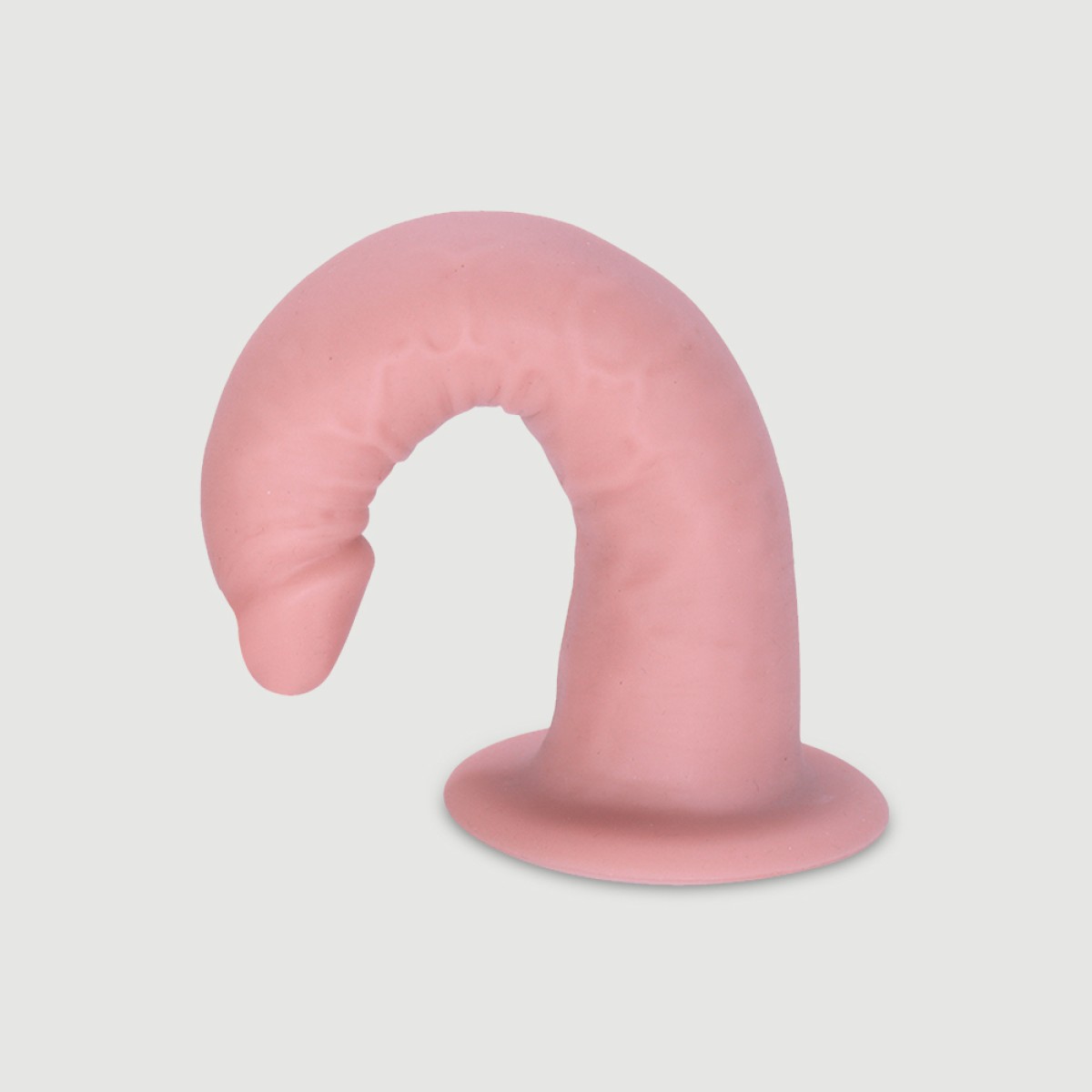 Κυρτό Ομοίωμα Πέους Σιλικόνης με Βεντούζα Arthur 20,5 cm Curved Silicone Realistic Dildo with Suction Cup - Φυσικό Χρώμα by Sexopolis