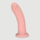 Sirius 23 cm Curved Realistic Silicone Dildo with Suction Cup - Flesh by Sexopolis