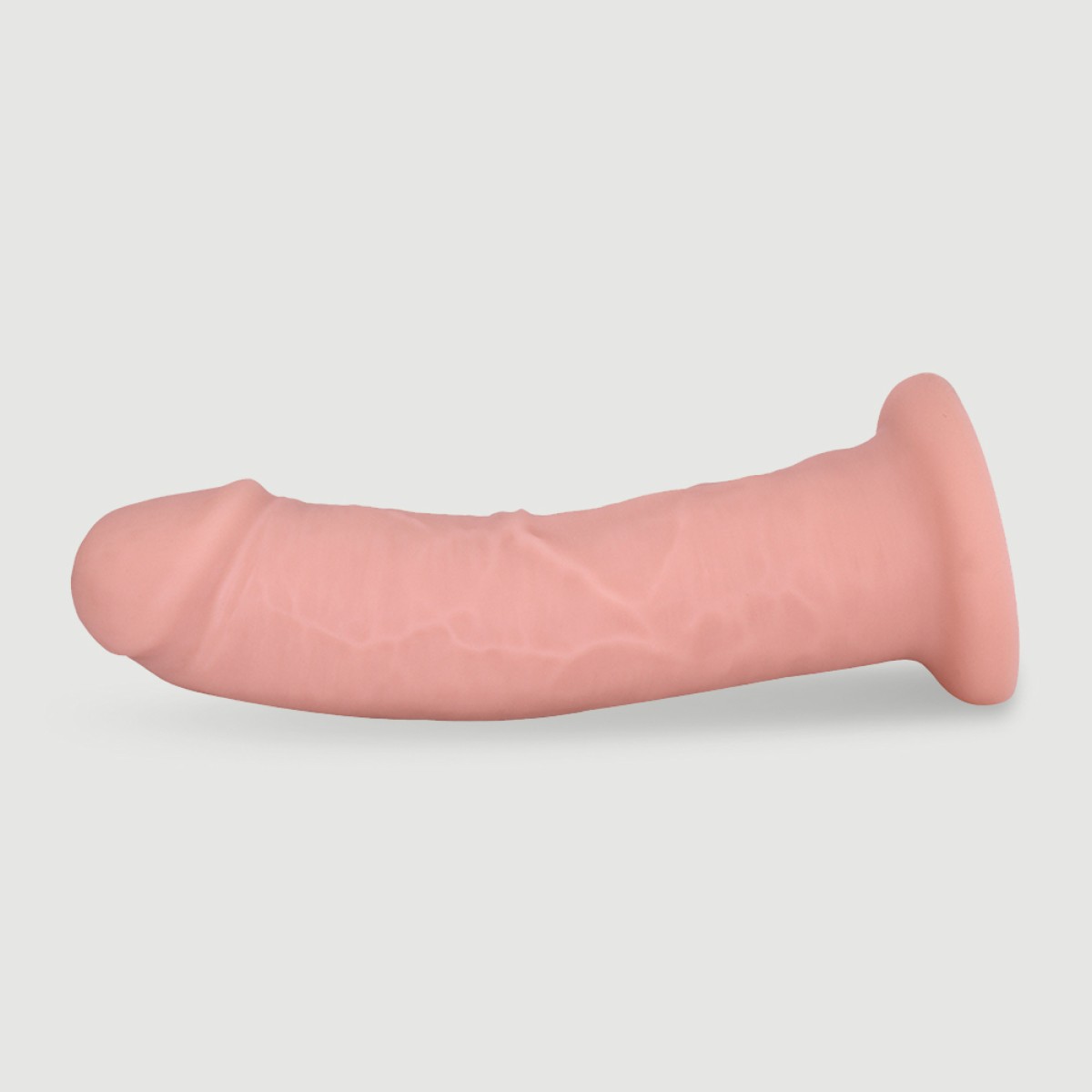 Sirius 23 cm Curved Realistic Silicone Dildo with Suction Cup - Flesh by Sexopolis