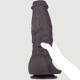 Get Real Large Silicone Soft Silicone Dildo With Suction Cup & Balls 27 x 6,6 cm - Brown by Sexopolis