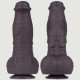 Get Real Large Silicone Soft Silicone Dildo With Suction Cup & Balls 27 x 6,6 cm - Brown by Sexopolis