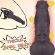 Get Real Large Silicone Soft Silicone Dildo With Suction Cup & Balls 27 x 6,6 cm - Brown by Sexopolis