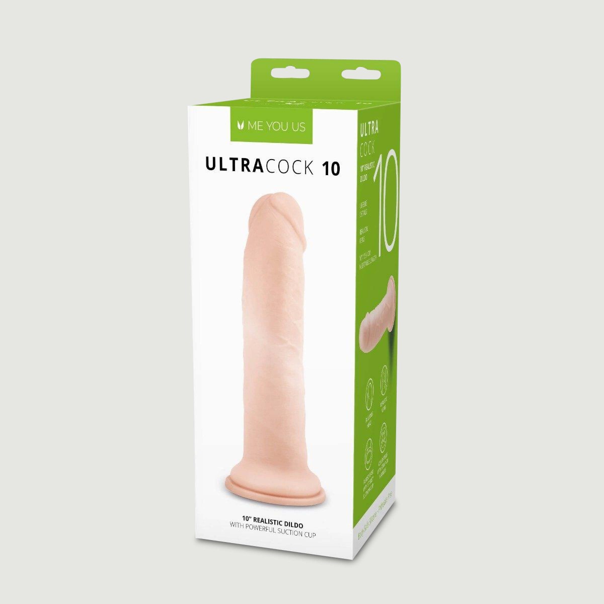 Ομοίωμα Πέους με Βεντούζα Me You Us Ultracock 25 cm Realistic Dildo with Suction Cup - Φυσικό Χρώμα by Sexopolis