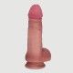 Anthony 20 cm Double Layer Silicone Ultra Realistic Dildo with Balls & Suction Cup - Flesh by Sexopolis