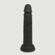 Ομοίωμα Πέους Σιλικόνης Με Βεντούζα Ari 19 cm Realistic Silicone Dildo with Suction Cup - Μαύρο by Sexopolis