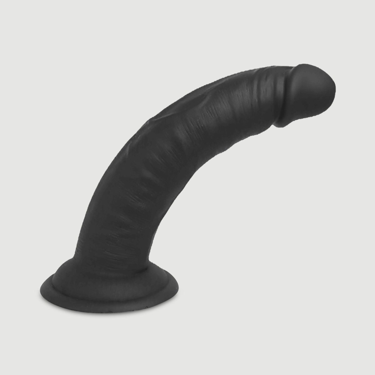 Ομοίωμα Πέους Σιλικόνης Με Βεντούζα Ari 19 cm Realistic Silicone Dildo with Suction Cup - Μαύρο by Sexopolis