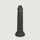 Ομοίωμα Πέους Σιλικόνης Με Βεντούζα Blake 17 cm Realistic Silicone Dildo with Suction Cup - Μαύρο by Sexopolis