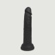 Ομοίωμα Πέους Σιλικόνης Με Βεντούζα Blake 17 cm Realistic Silicone Dildo with Suction Cup - Μαύρο by Sexopolis