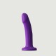 Ομοίωμα Πέους Σιλικόνης με Βεντούζα Real Pleasure Small Realistic Silicone Dildo with Suction Cup - Μωβ by Sexopolis