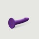Ομοίωμα Πέους Σιλικόνης με Βεντούζα Real Pleasure Small Realistic Silicone Dildo with Suction Cup - Μωβ by Sexopolis