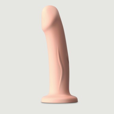 Ομοίωμα Πέους Σιλικόνης με Βεντούζα Real Pleasure X-Large Realistic Silicone Dildo with Suction Cup - Φυσικό Χρώμα