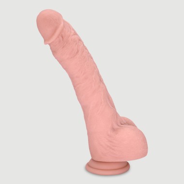 Ομοίωμα Πέους Σιλικόνης με Όρχεις & Βεντούζα Boris 23 cm Realistic Silicone Dildo with Balls & Suction Cup - Φυσικό Χρώμα