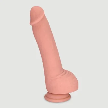 Ομοίωμα Πέους Σιλικόνης με Όρχεις & Βεντούζα Igor 21,7 cm Silicone Realistic Dildo with Balls & Suction Cup - Φυσικό Χρώμα