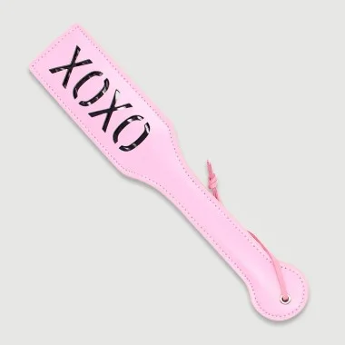 Paddle Με Χάραξη XOXO Candy Spank Series Paddle With XOXO Cutout – Ροζ