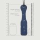 Denim Roughened Denim Style Paddle - Blue by Sexopolis