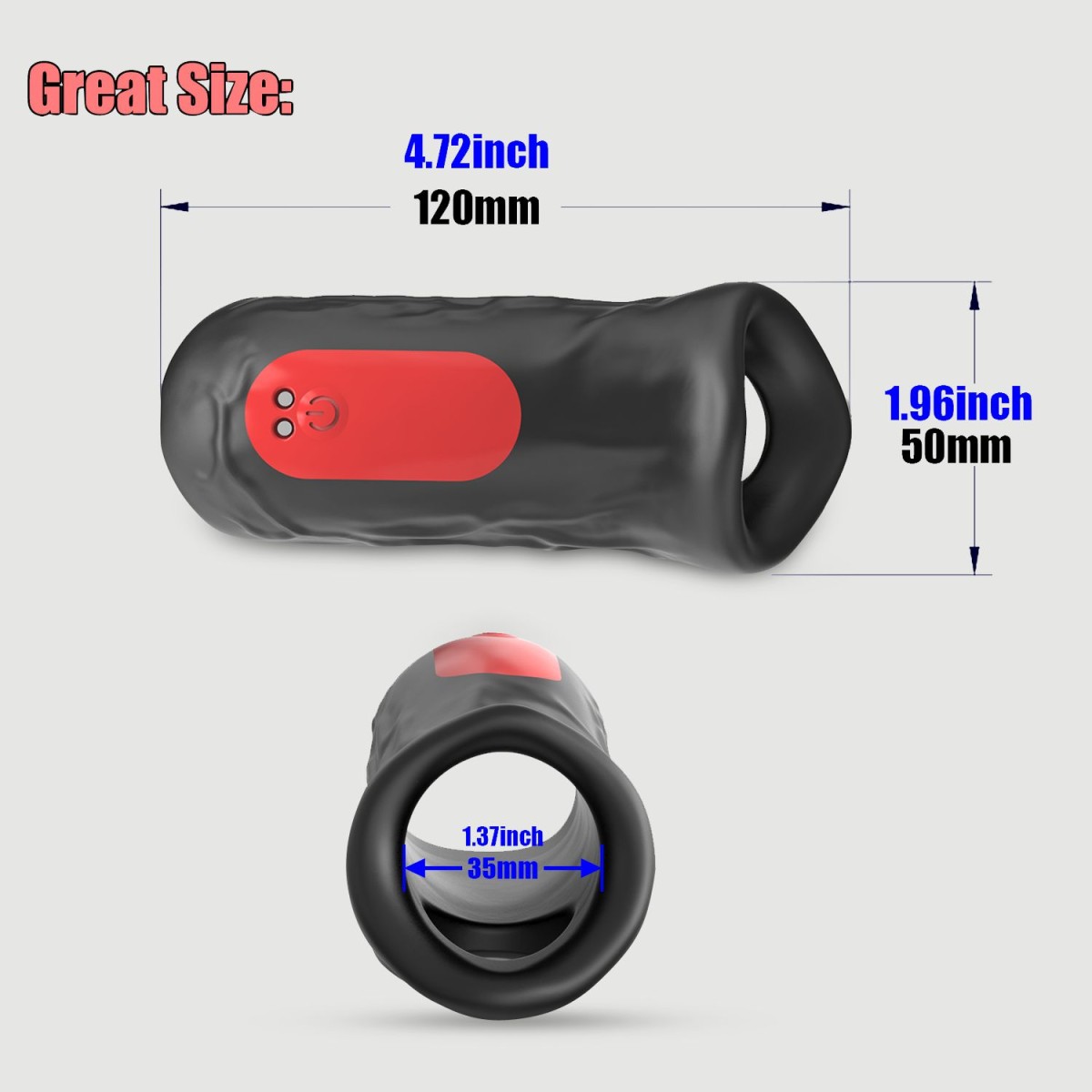 Veined Silicone Vibrating Penis Sleeve The Sleeve Penis Tingler - Black by Sexopolis