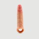 16 cm Real Deal Soft Silicone Realistic Penis Sleeve - Flesh by Sexopolis
