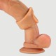16 cm Real Deal Soft Silicone Realistic Penis Sleeve - Flesh by Sexopolis