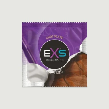 Προφυλακτικά με Γεύση Σοκολάτα EXS Hot Chocolate Flavored Condoms