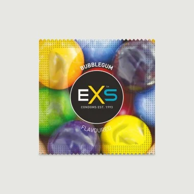 Προφυλακτικά με Γεύση Τσιχλόφουσκα EXS Bubblegum Rap Condoms