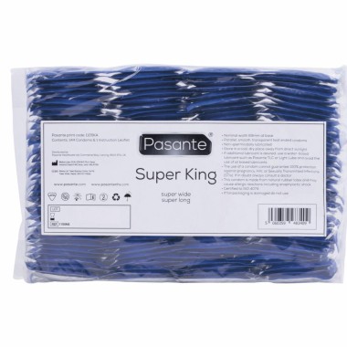 Pasante Super King Size Condoms - 144 pcs