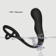 Anal Collection Silicone Butt Plug with Cock & Ball Ring - Black by Sexopolis