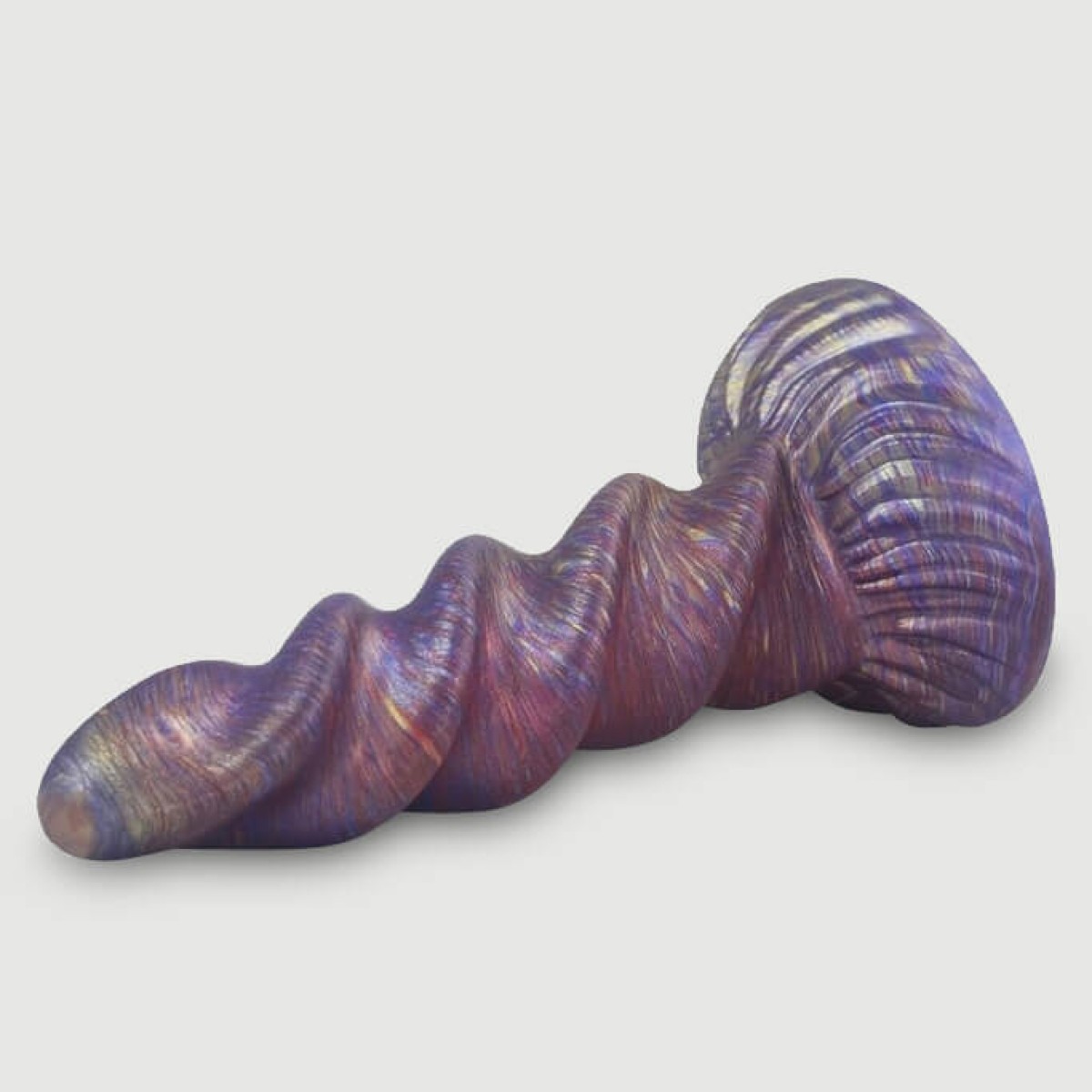 Dildo Με Σπιράλ Ραβδώσεις Spiral Unicorn Silicone Dildo 17 x 5 cm - Πολύχρωμο by Sexopolis