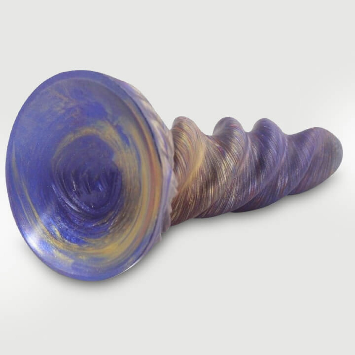 Dildo Με Σπιράλ Ραβδώσεις Spiral Unicorn Silicone Dildo 17 x 5 cm - Πολύχρωμο by Sexopolis