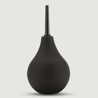 Anal Beginner's Large Silicone Anal Douche 224 ml - Black