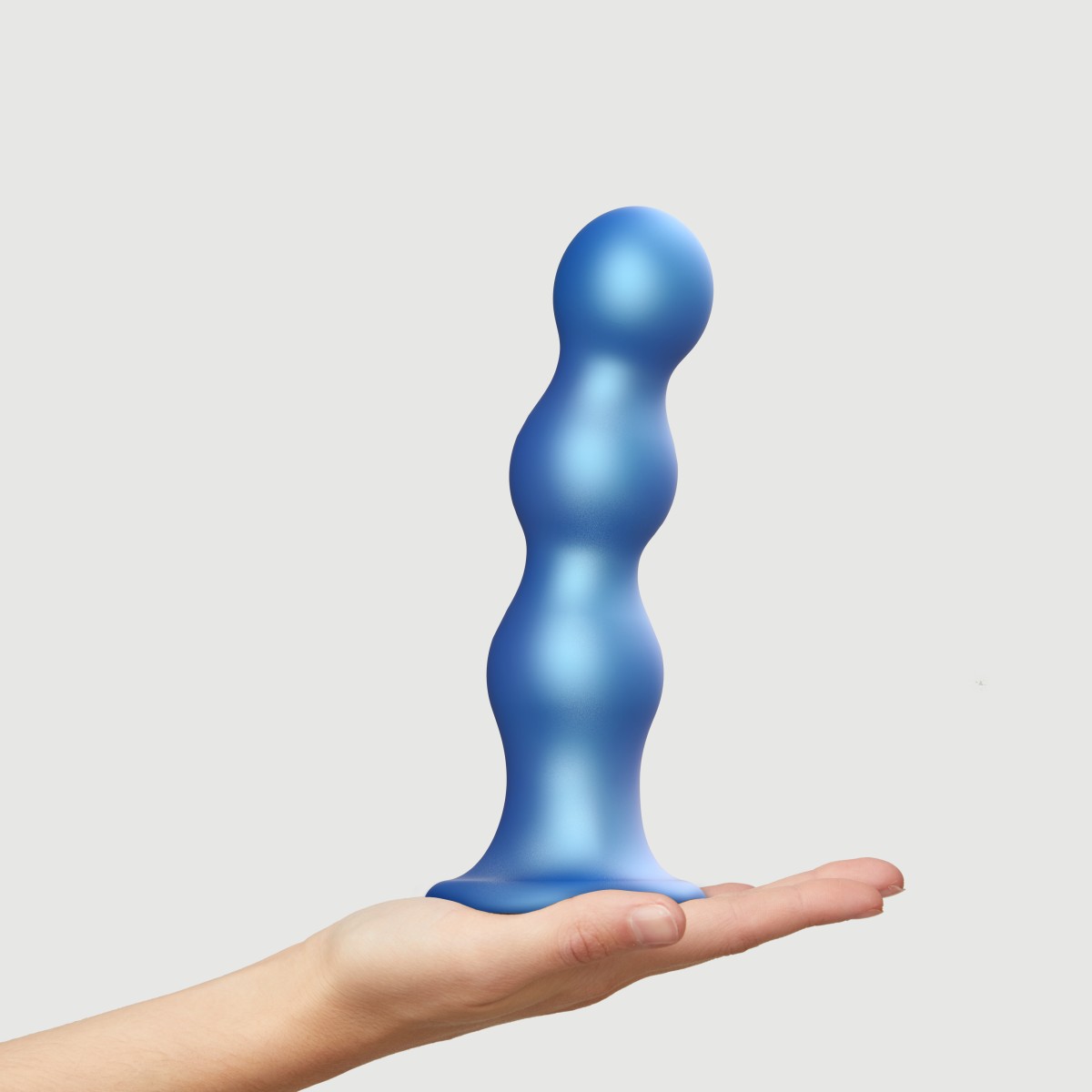 Plug Balls XX-Large Silicone Premium Dildo with Suction Cup - Blue by Sexopolis