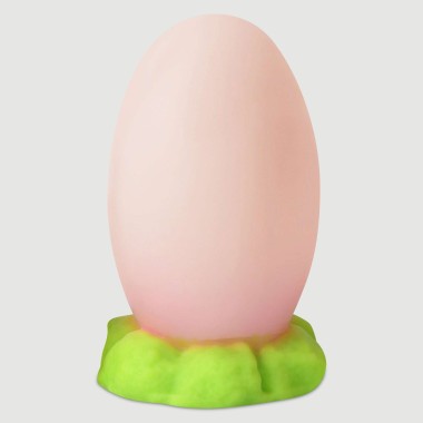 Αυγό Πρωκτική Σφήνα Σιλικόνης Με Βεντούζα Large Silicone Egg Plug With Suction Cup 16,5  x 9 cm - Ροζ