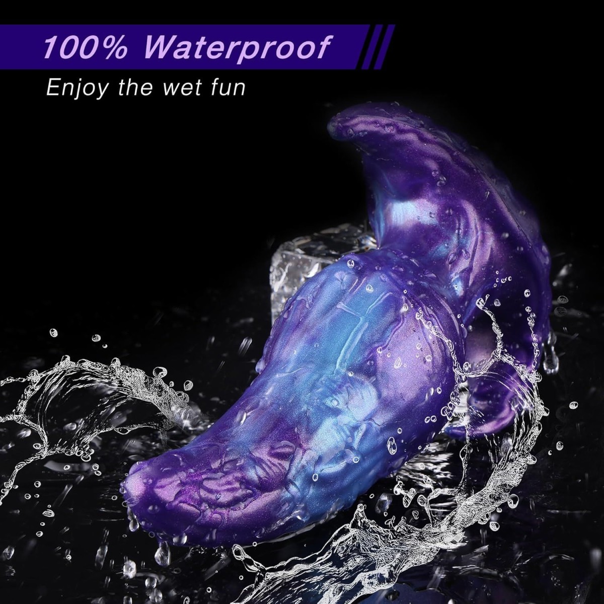 Πρωκτική Σφήνα Σιλικόνης Alien Silicone Extreme Butt Plug 22 x 7,2 cm - Πολύχρωμη by Sexopolis