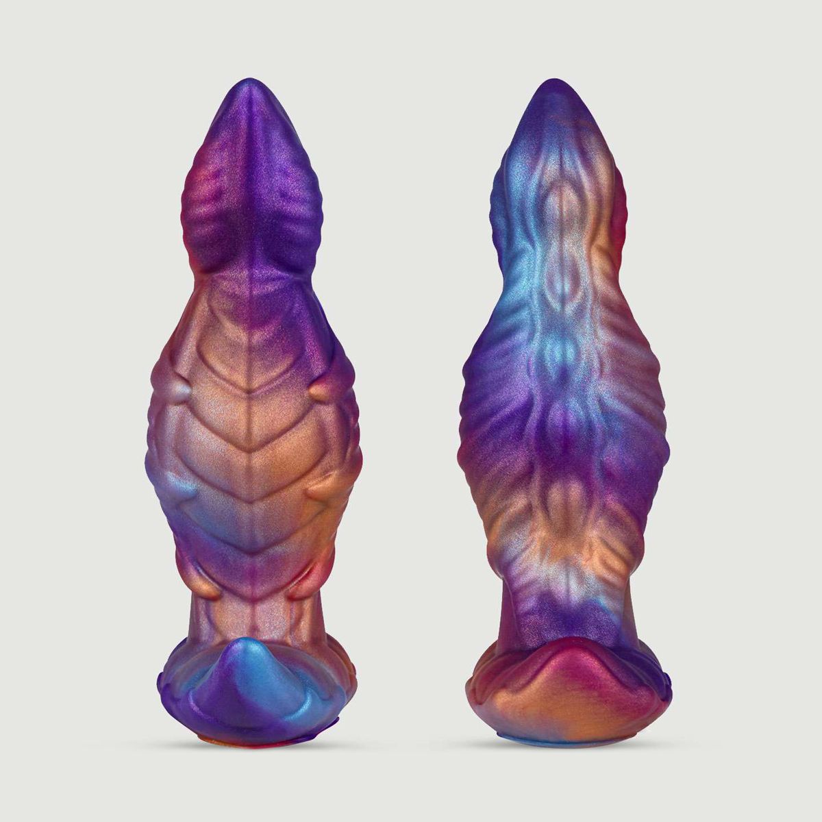 Medium Monster Silicone Butt Plug 16,5 x 5,7 cm - Multicolour by Sexopolis