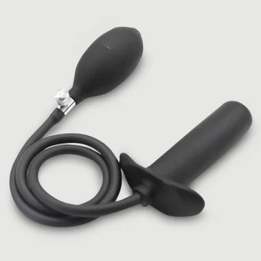 Inflatable Plug Butt 10 x 2,5 cm - Black