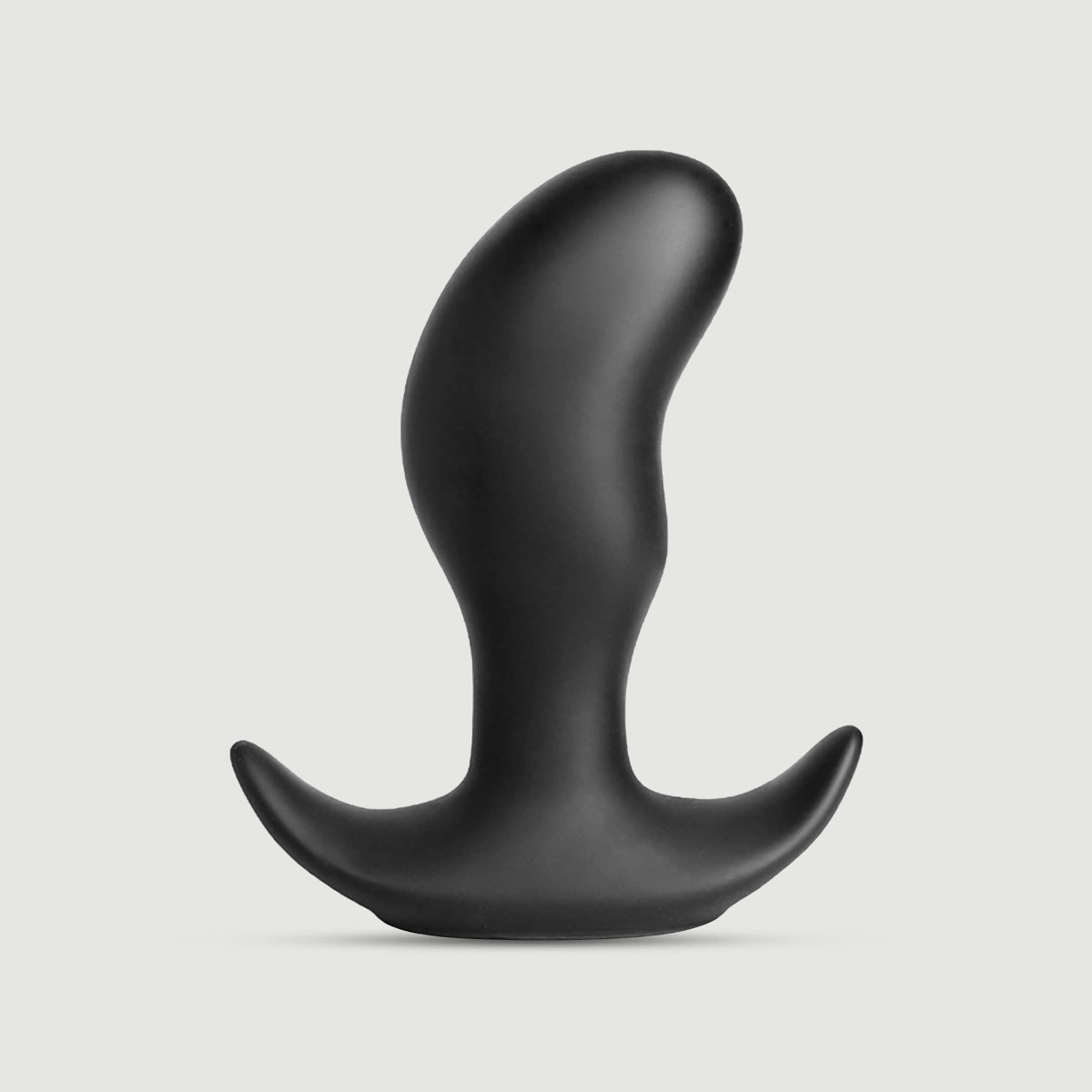Κυρτή Πρωκτική Σφήνα Σιλικόνης Anal Collection Butt Rocker Medium Curved Silicone Butt Plug - Μαύρη by Sexopolis