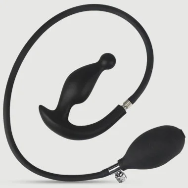 Inflatable Cheeky Butt Plugg  9 x 3 cm - Black