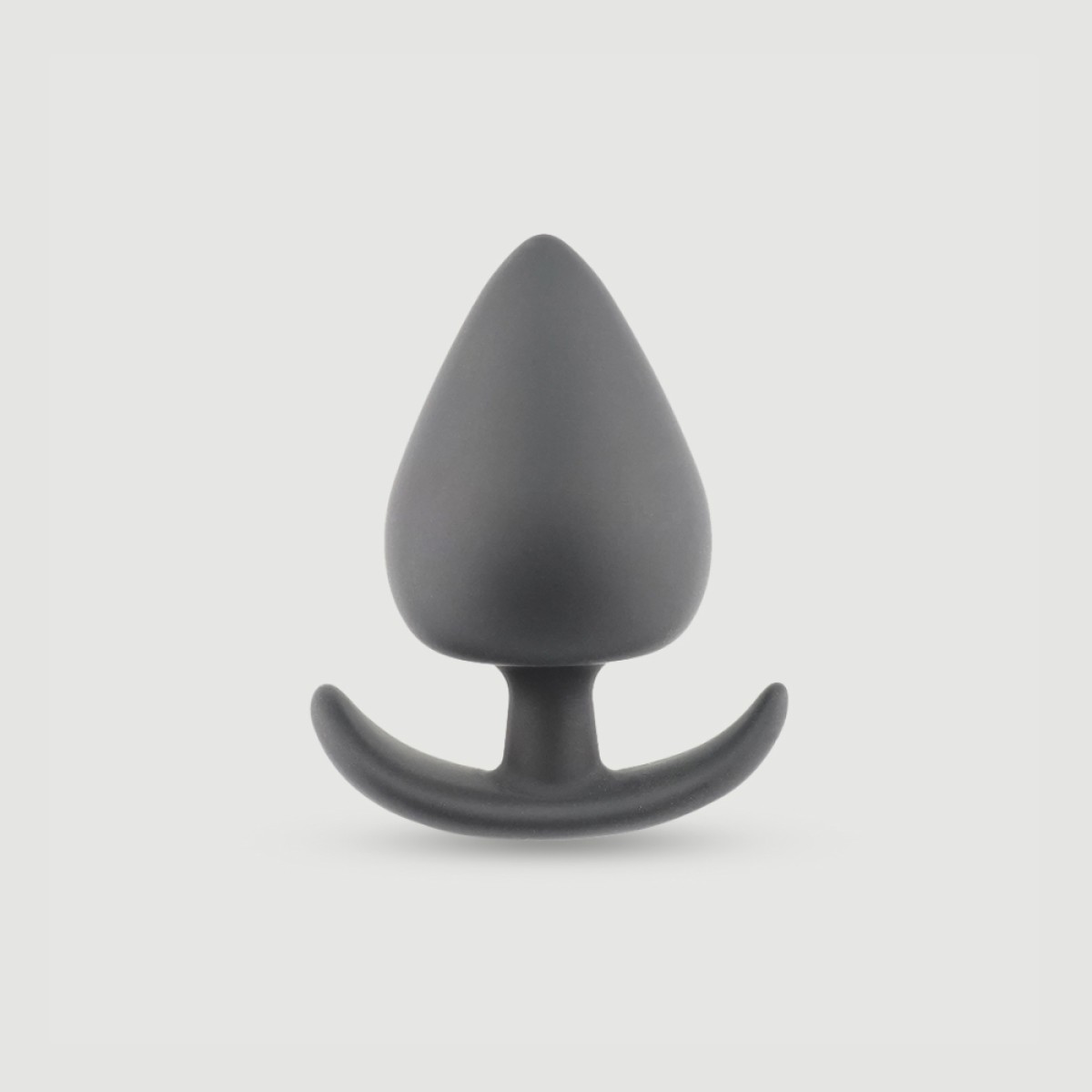 Anal Beginners Anchor Medium Silicone Butt Plug - Black by Sexopolis