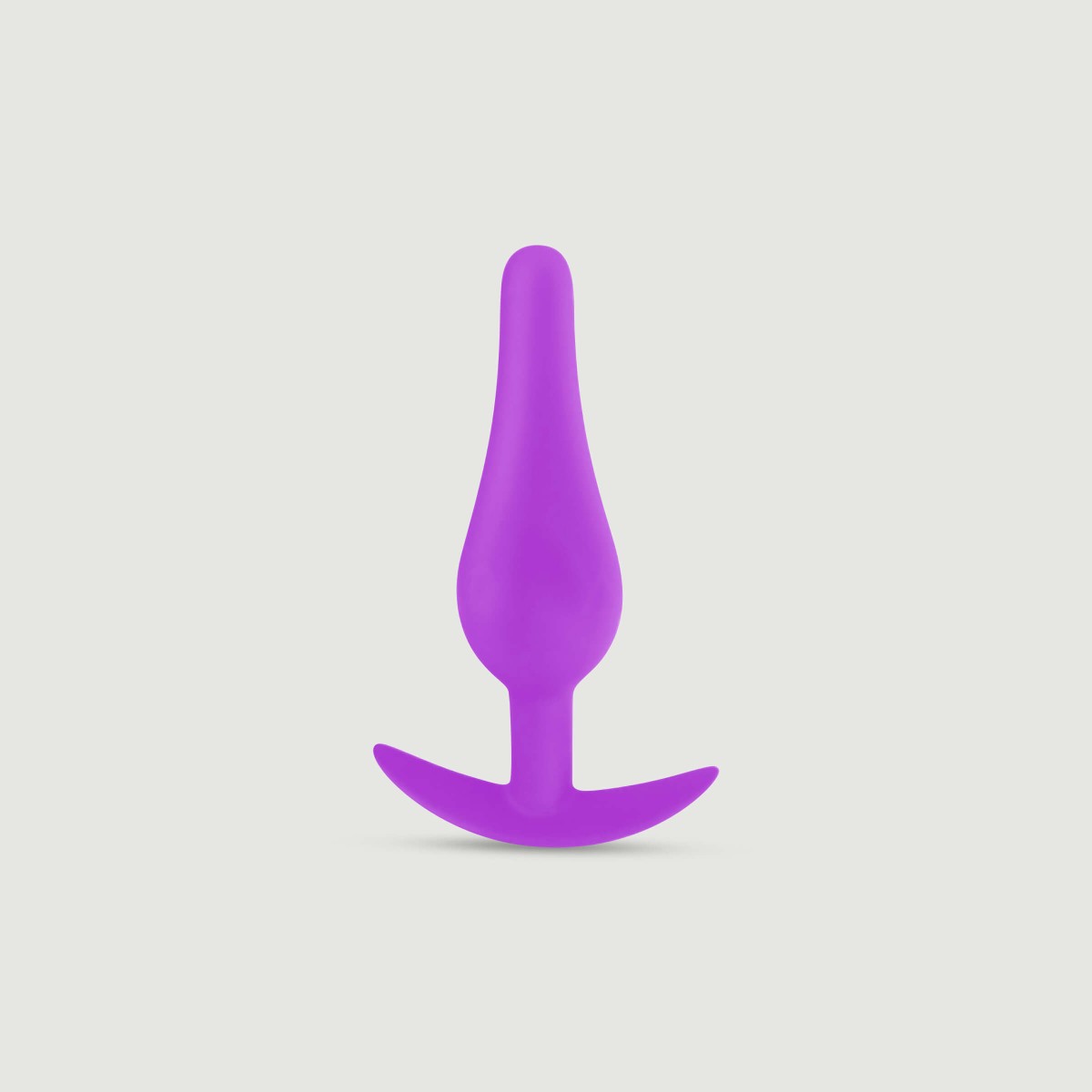 Anal Beginners Classic Medium Silicone Butt Plug - Purple by Sexopolis